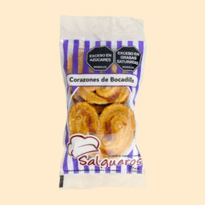 Corazones con Bocadillo. Paquete x 6